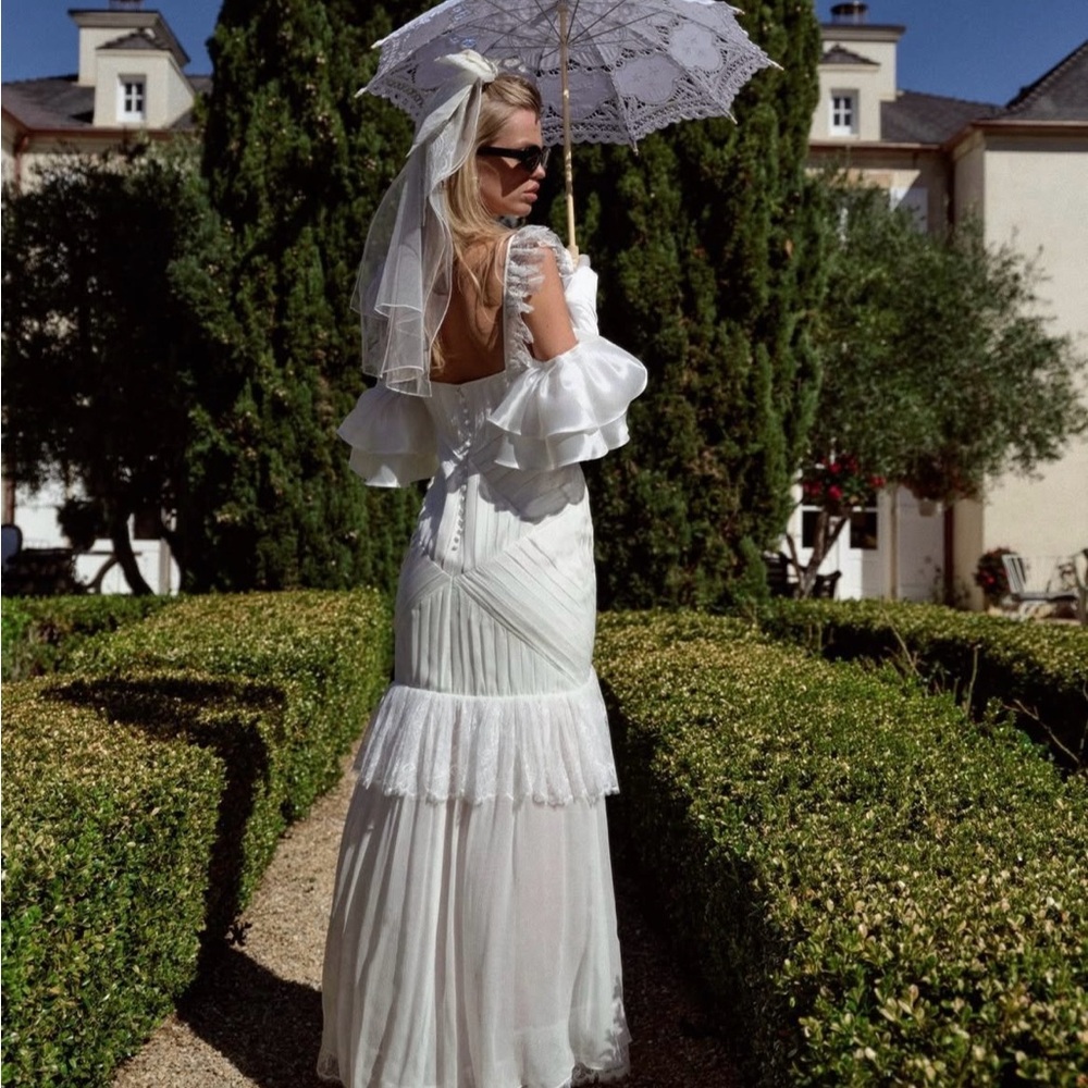 For Love & Lemons - Vivian White Dress